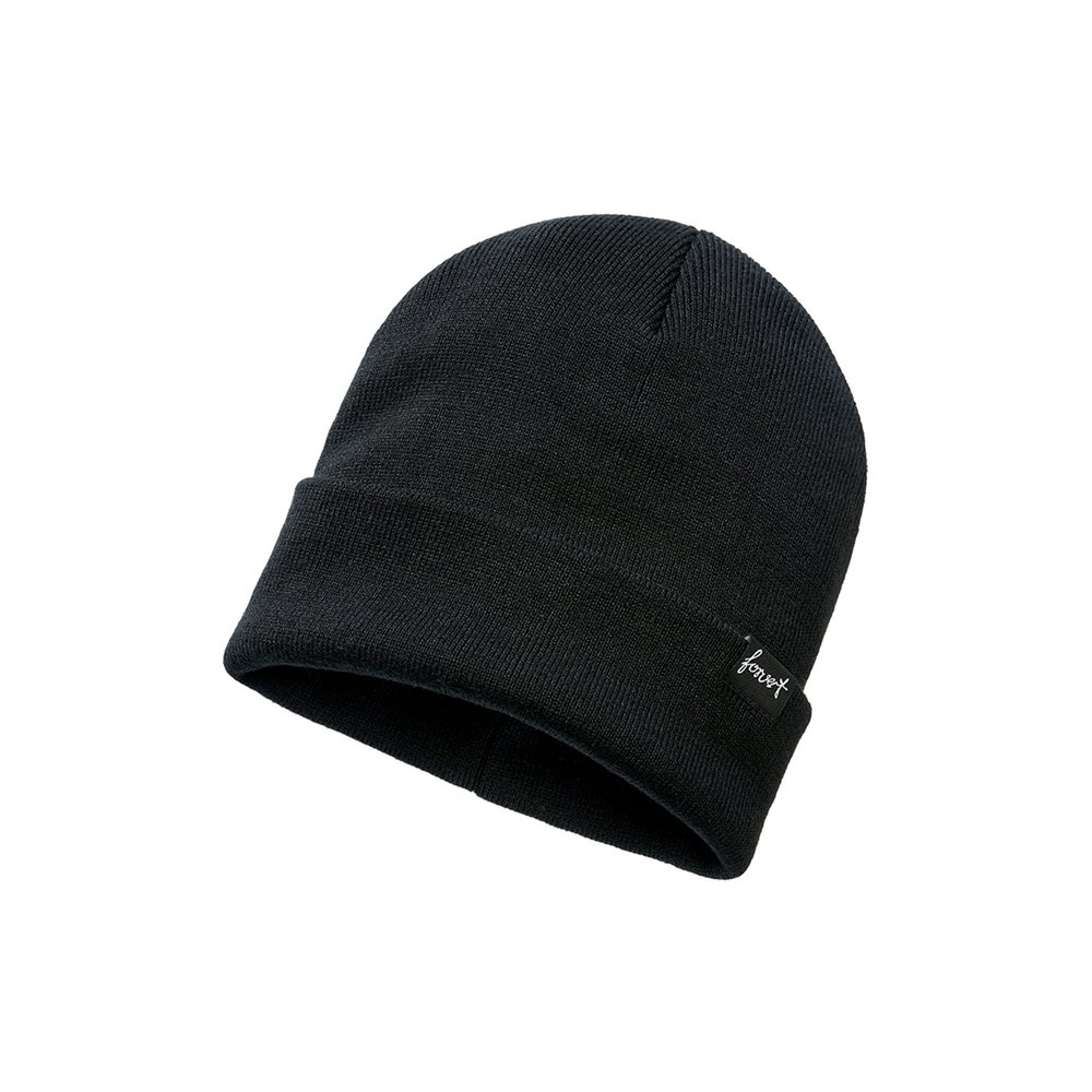 FORVERT - Maverick Rib Bonnet - Noir